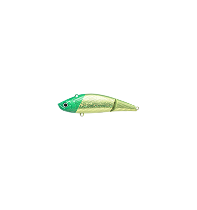 Vobleris LUCKY CRAFT SALTY BEATS 85  LASER GREEN HEAD CHART