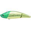 Vobleris LUCKY CRAFT SALTY BEATS 85  LASER GREEN HEAD CHART