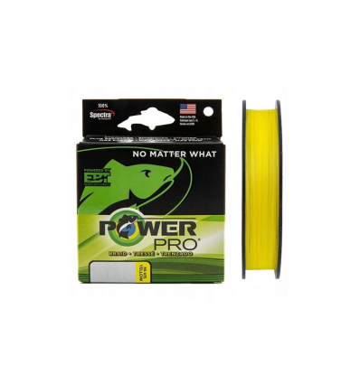 Pintas valas Power Pro Hi-Vis Yellow 135m